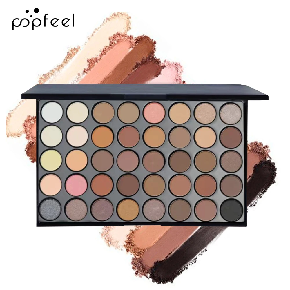 Conjunto de maquiagem Popfeel-Eye para mulheres, paleta de sombras, delineador, rímel, lápis de sobrancelha, maquiagem Tool Box, presentes - Imagem 4