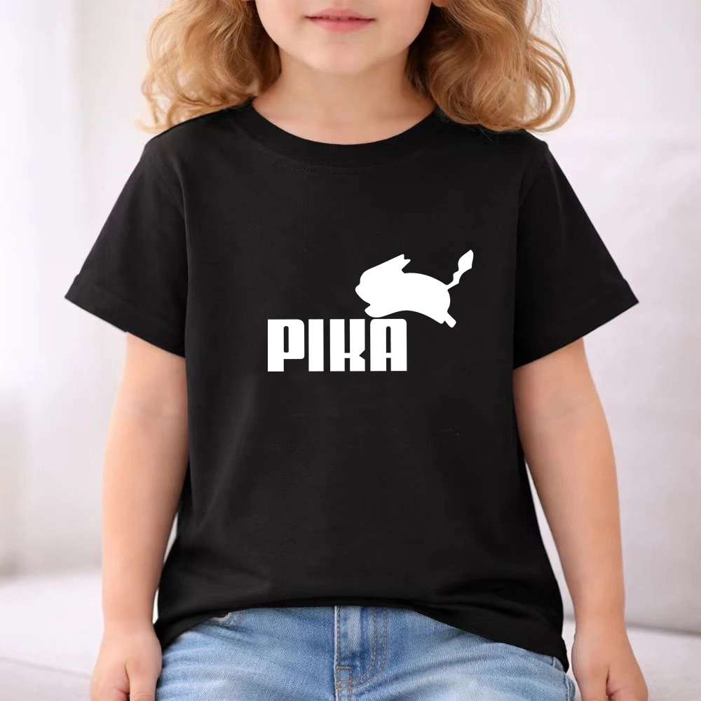 Conjunto de camiseta casual vermelha para meninos e meninas, estampa de coelho, roupas da moda para crianças adolescentes, tops de manga curta, shorts, 2 peças - Imagem 4
