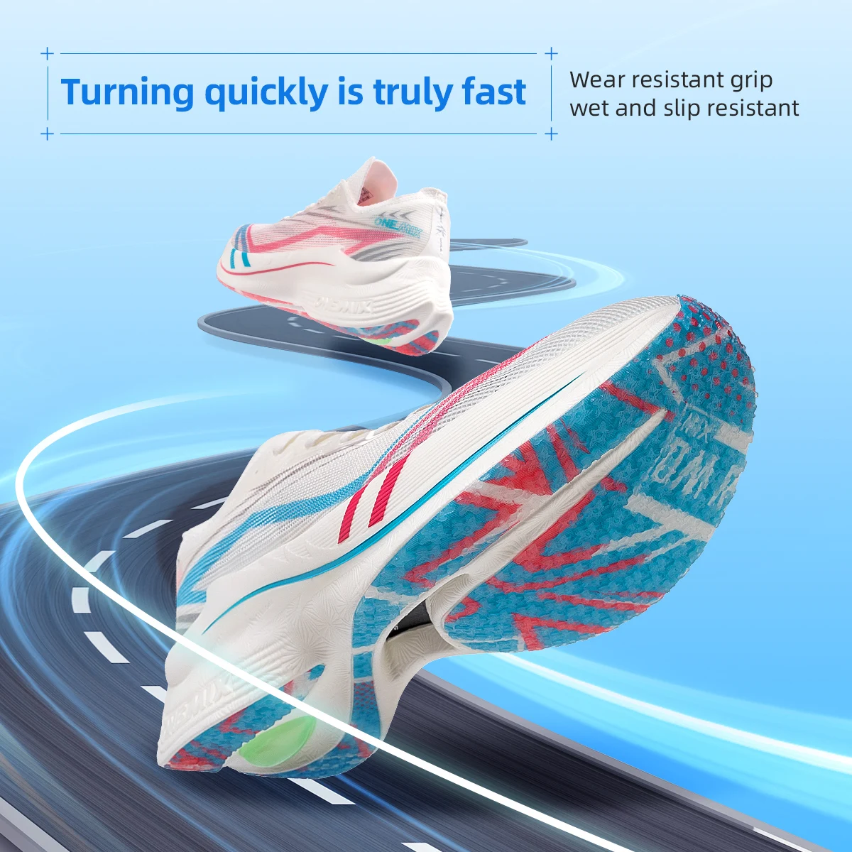 Tênis de Corrida ONEMIX 2026 Tupo Novo com Placa de Carbono para Maratona: Suporte Estável e Amortecimento Ultraleve para Absorção de Impacto - Imagem 5