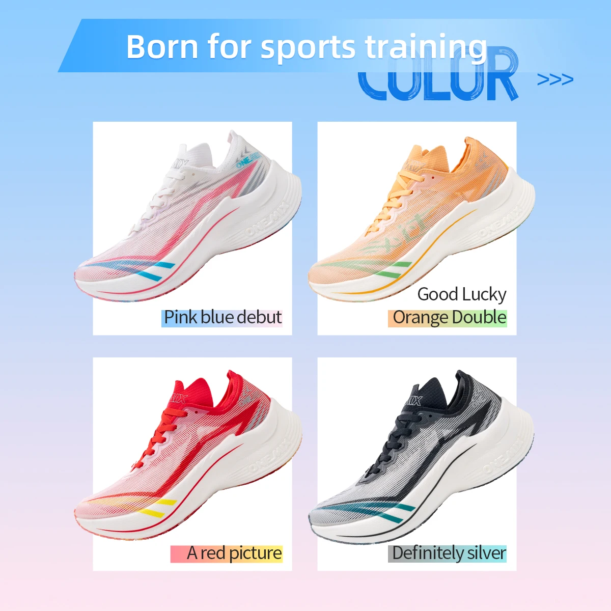 Tênis de Corrida ONEMIX 2026 Tupo Novo com Placa de Carbono para Maratona: Suporte Estável e Amortecimento Ultraleve para Absorção de Impacto - Imagem 6