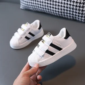 2026 tênis infantis design de moda branco antiderrapante sapatos casuais meninos meninas tênis respiráveis da criança sapatos ao ar livre