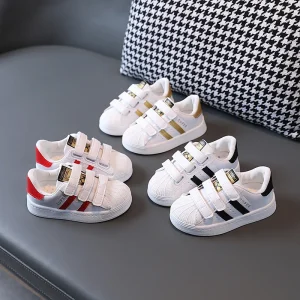 2026 tênis infantis design de moda branco antiderrapante sapatos casuais meninos meninas tênis respiráveis da criança sapatos ao ar livre