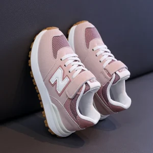 Crianças tênis crianças design de moda branco antiderrapante sapatos casuais meninos meninas gancho respirável tênis da criança sapatos ao ar livre