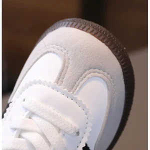 Moda esporte sapatos para crianças couro do plutônio ergonomia crianças tênis de sola macia tênis das meninas do menino