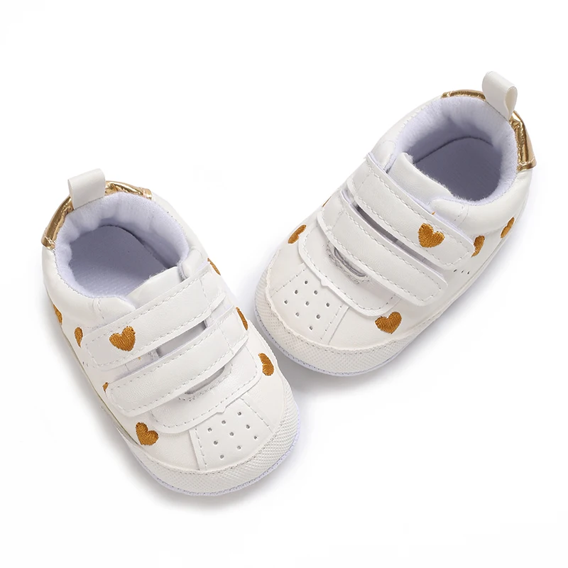 Sapatos casuais do bebê infantil da menina berço sapatos bonito macio sola prewalker tênis de caminhada da criança primeiro walker 0-18month - Imagem 2